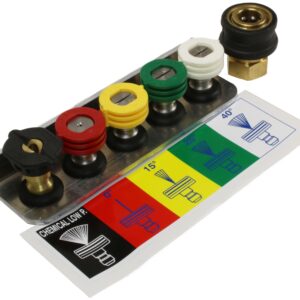 Kit Boquillas de conexión rapida de alta presión y soporte de montaje